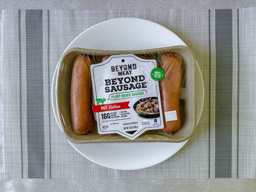 Beyond Meat sausages