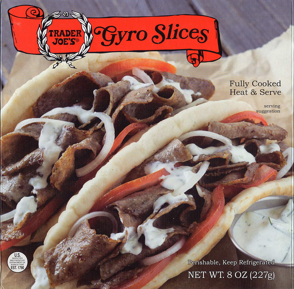 Trader Joe's - Gyro Slices packaging front