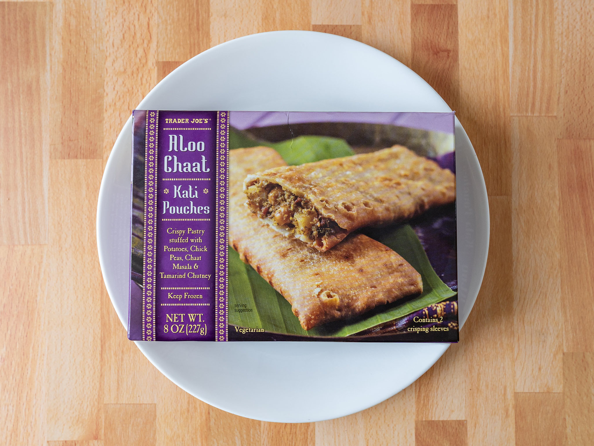 Trader Joe's Aloo Chat Kati Pocket