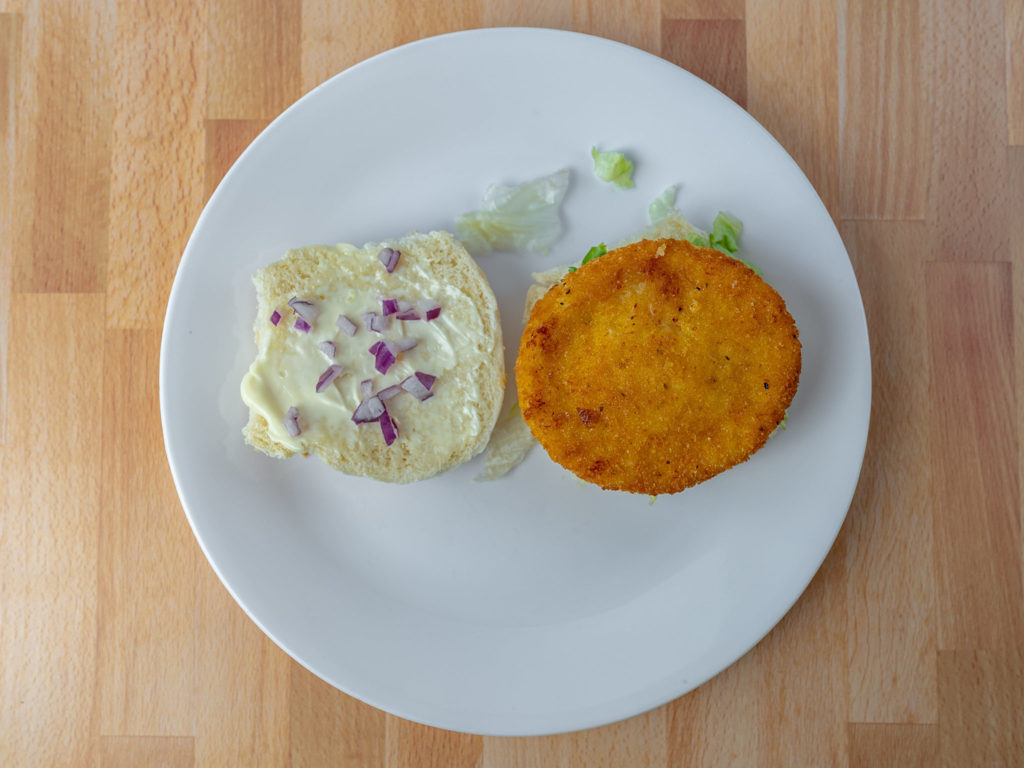 Air fried Banquet Chicken Breast Patties