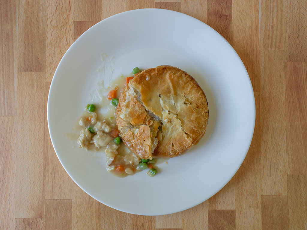 Air fried Blakes Chicken Pot Pie