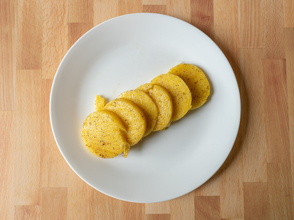 Air fried San Gennaro Polenta