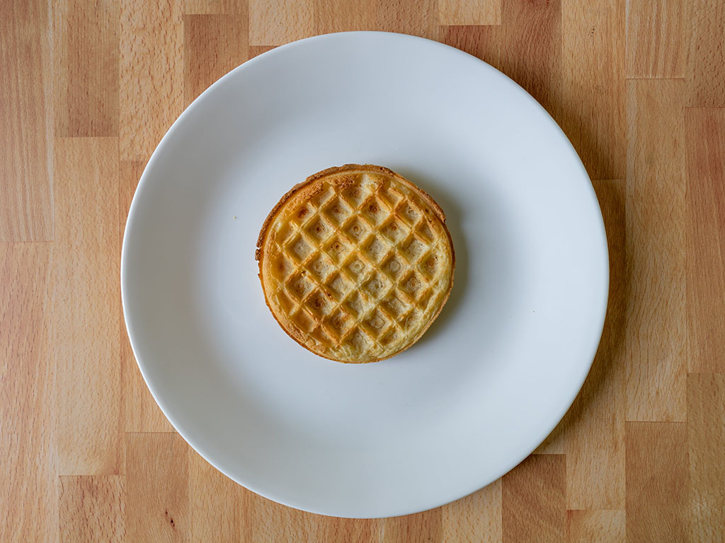 Air fried Eggo Homestyle Waffles