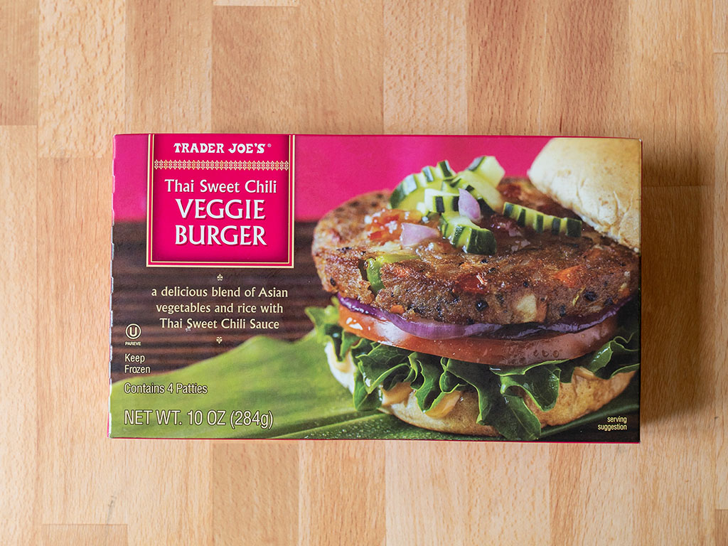 Trader Joe's Thai Sweet Chili Veggie Burger