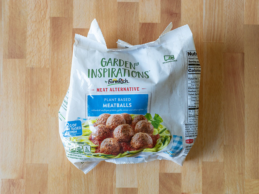 Garden Inspirations Plant Based Meatballs