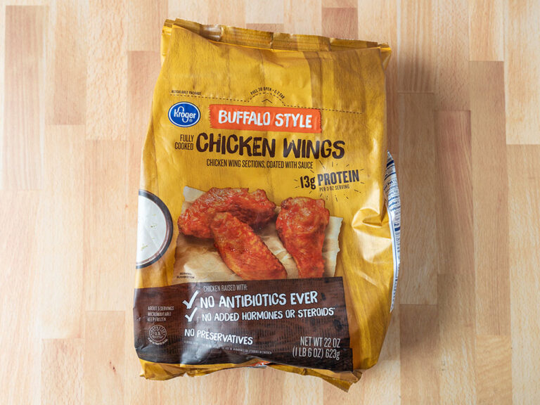 How to air fry Kroger Buffalo Style Chicken Wings