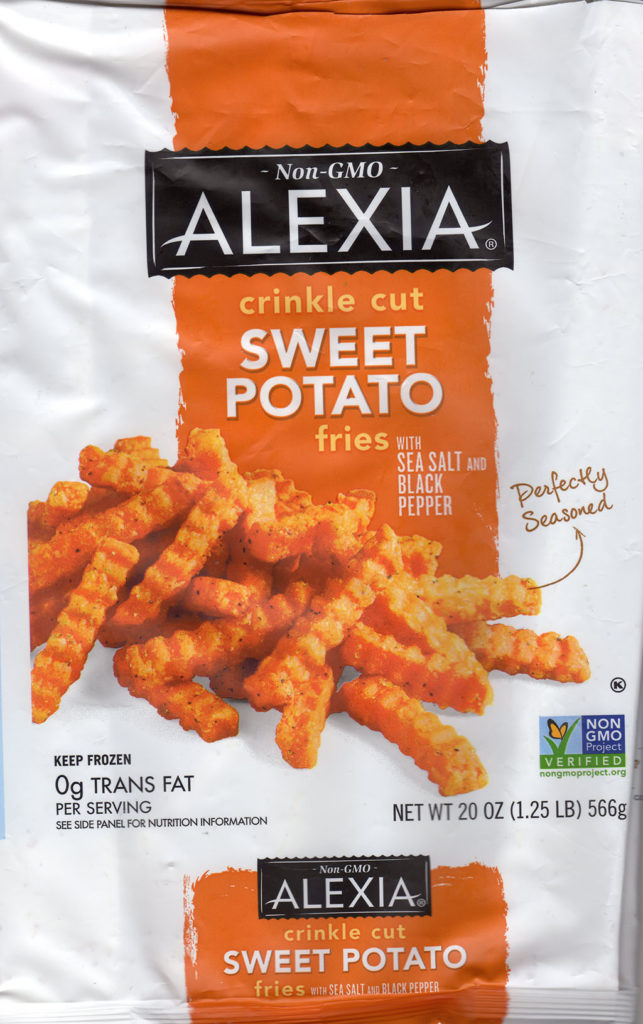 Alexia Crinkle Cut Sweet Potato Fries package front
